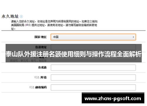 泰山队外援注册名额使用细则与操作流程全面解析