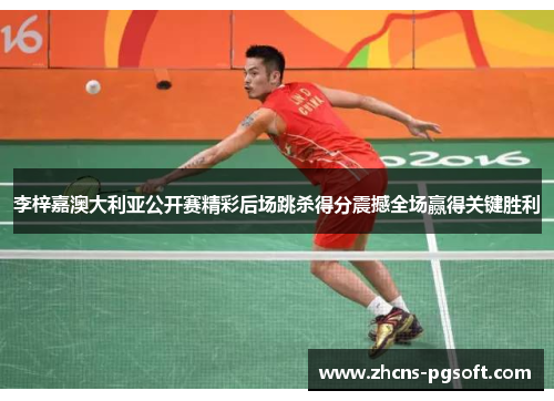 李梓嘉澳大利亚公开赛精彩后场跳杀得分震撼全场赢得关键胜利